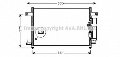 AVA QUALITY COOLING dw5049d -  Конденсатор, кондиционер